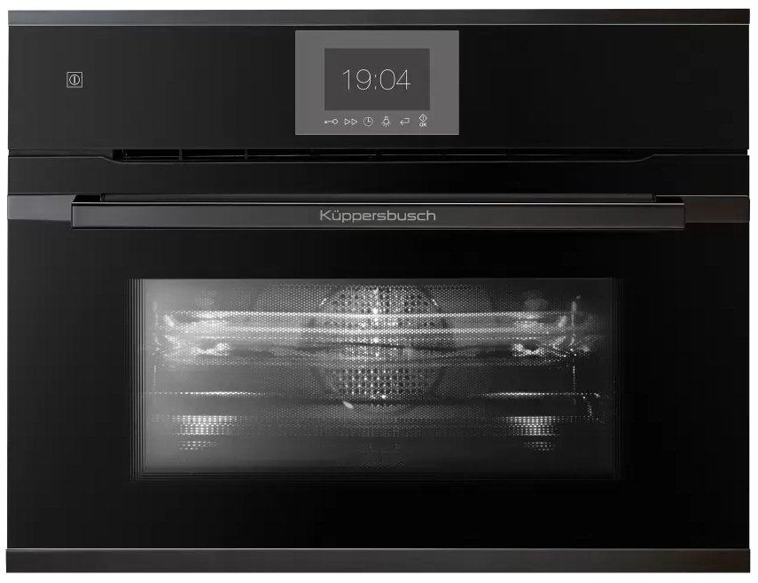 Духовой шкаф с микроволнами Kuppersbusch CBM 6550.0 S2 Black Chrome