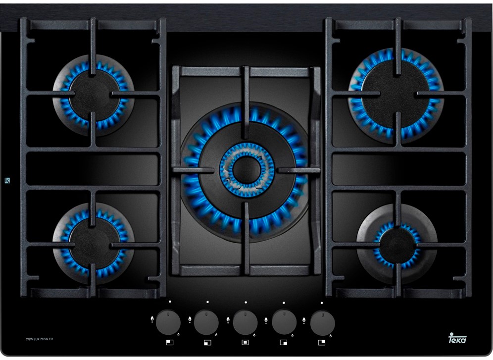 Газовая варочная панель Teka CGW LUX 70 5G AI AL TR CI NAT