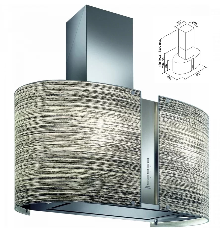 Островная вытяжка Falmec Mirabilia Elektra Isola 85 CJRI85.E50P2#ZZZI491F+KACL.226